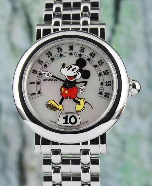 (image for) A GERALD GENTA MICKEY MOUSE RETRO FANTASY AUTOMATIC WATCH / G3632 / MOP